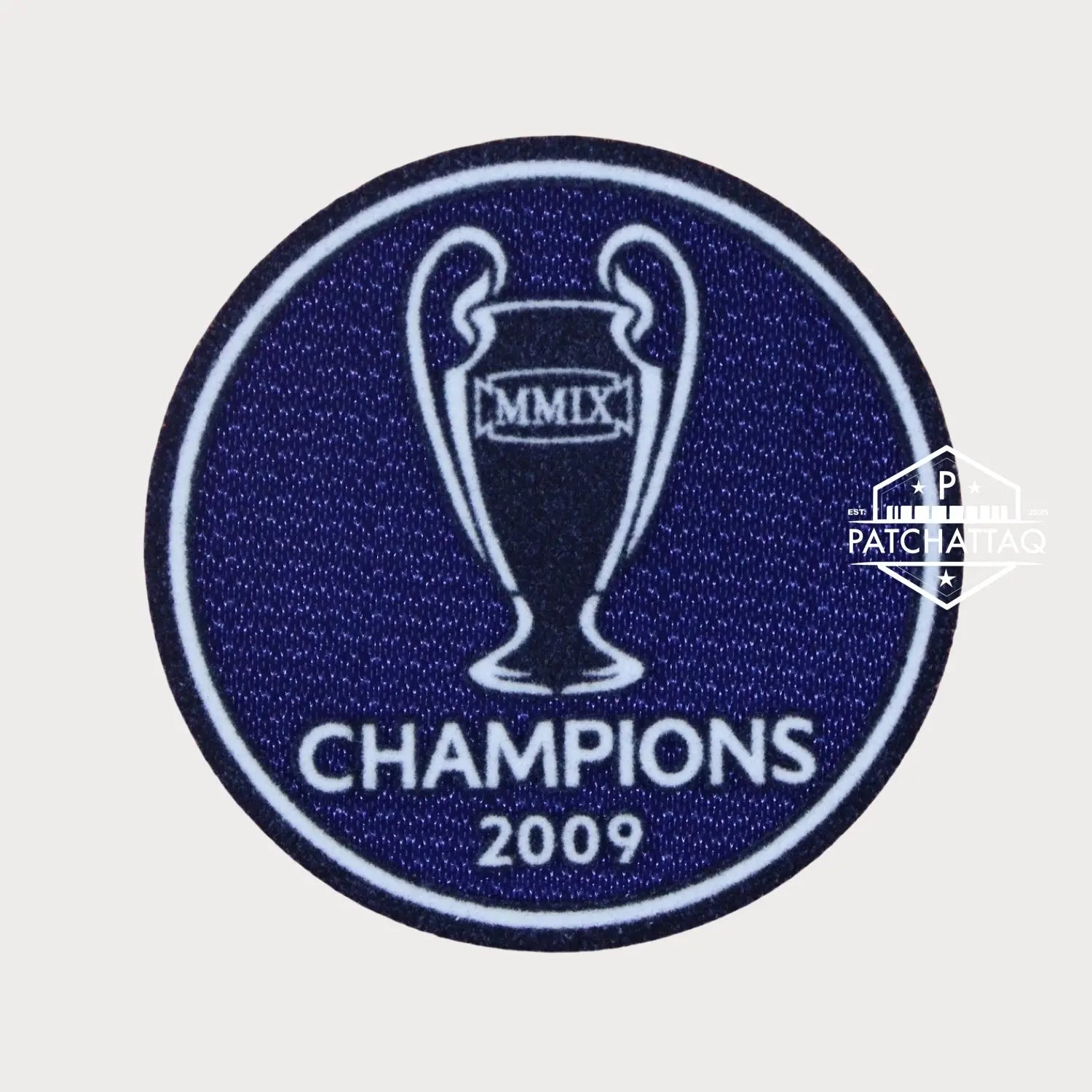 Patch Thermocollant UEFA Champions League Champions 2009 FC Barcelone Patchattaq