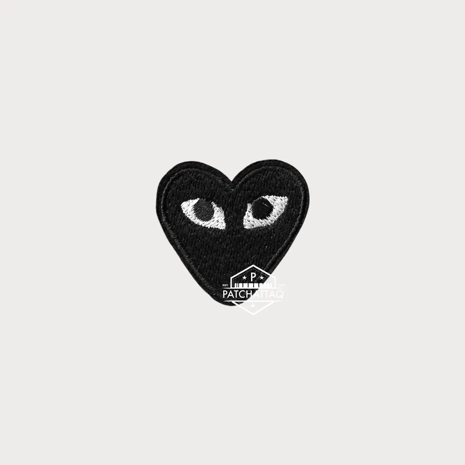 Patch Thermocollant COMME des GARÇONS CDG Play Brodé Haute Qualité Patchattaq