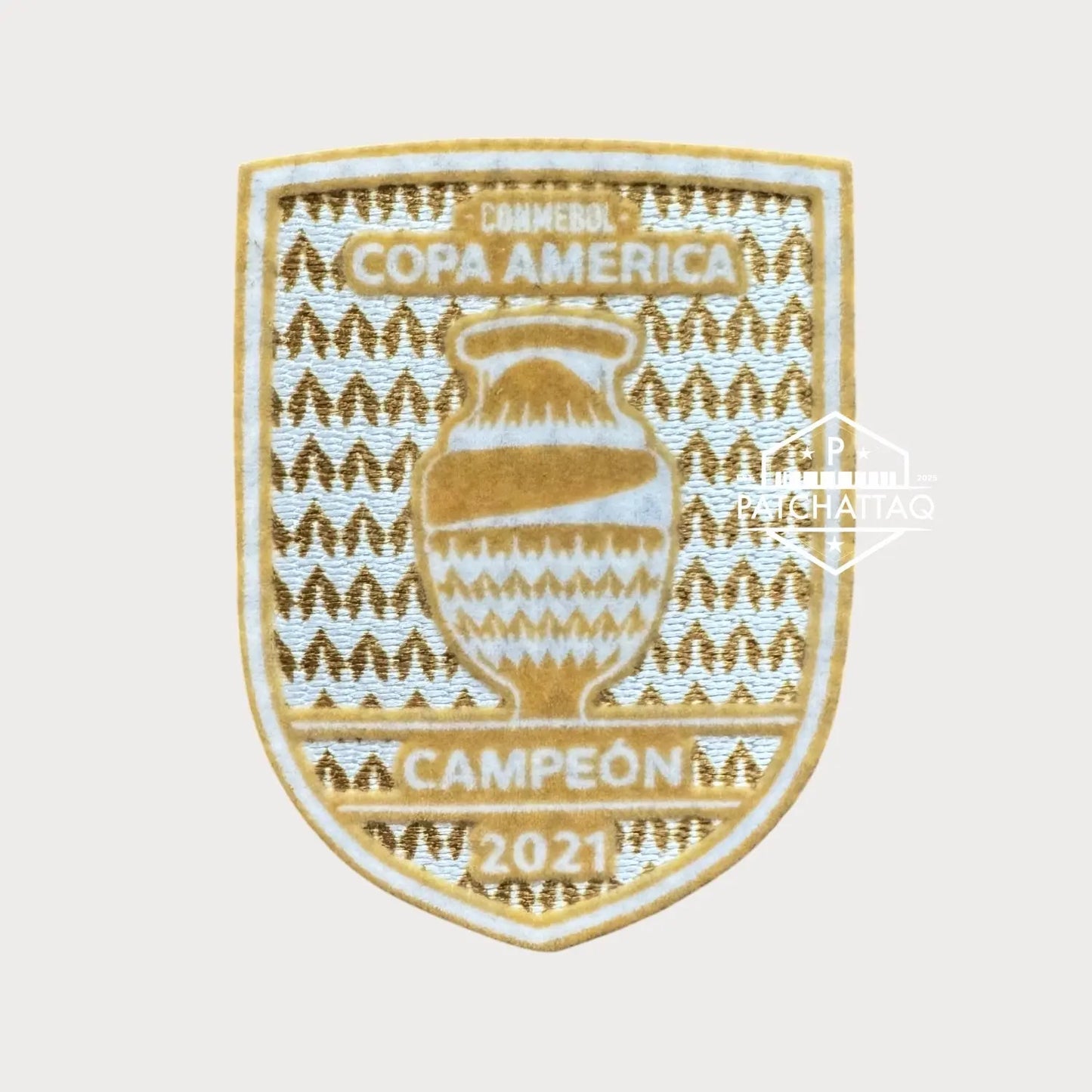Patch Thermocollant Conmebol Copa America Campeón 2021 Patchattaq