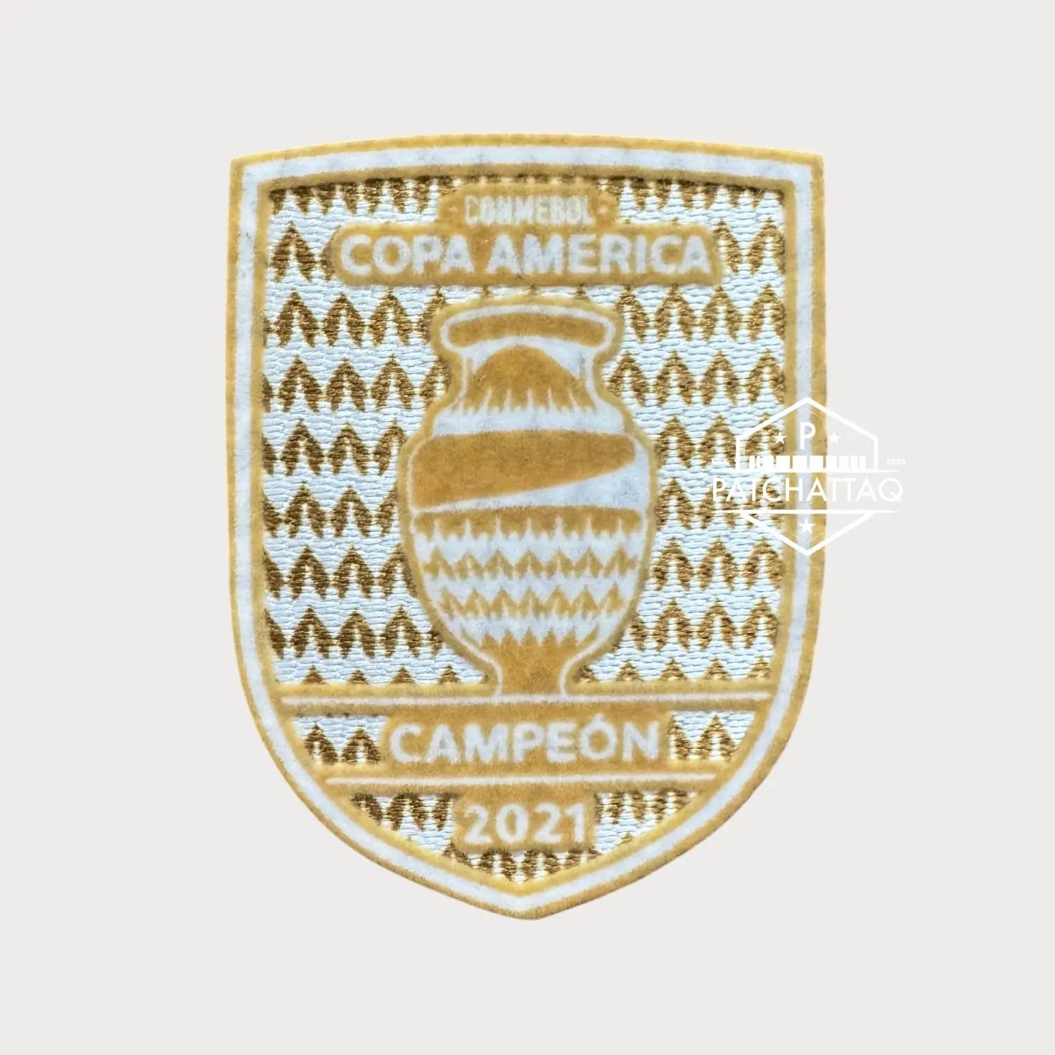 Patch Thermocollant Conmebol Copa America Campeón 2021 Patchattaq