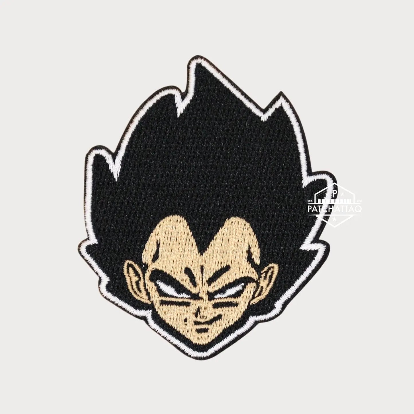 Patch Thermocollant Vegeta Dragon Ball Z Tissage Précis Haute Qualité Patchattaq