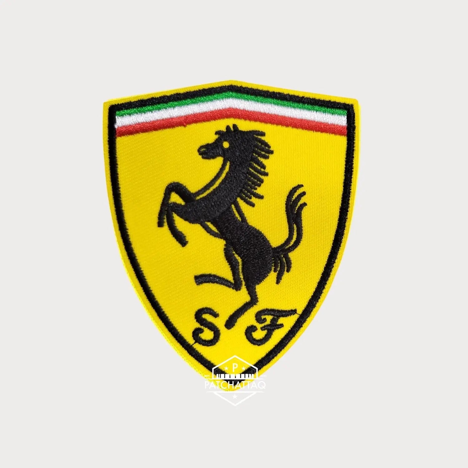 Patch Thermocollant Ferrari Tissage Précis Haute Qualité Patchattaq