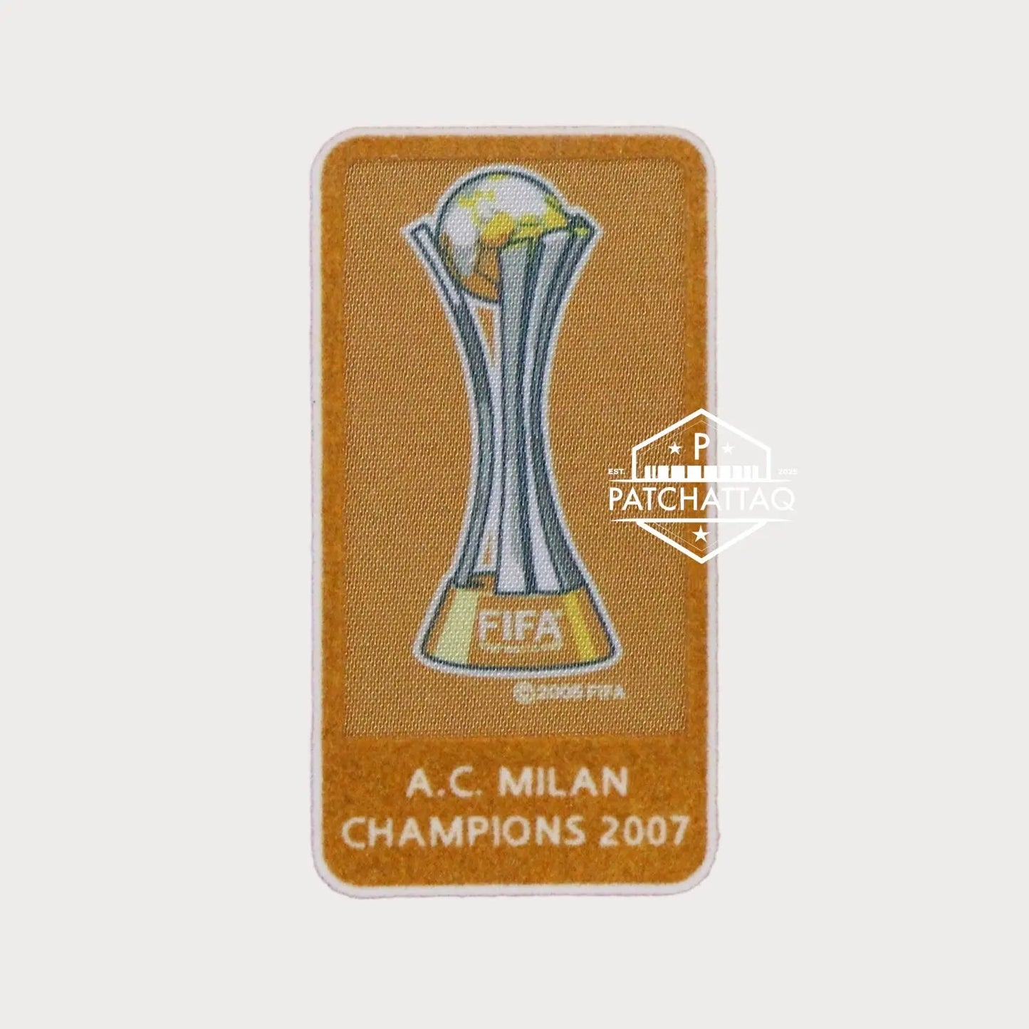 Patch Thermocollant FIFA Club World Cup Champions 2007 AC Milan Patchattaq