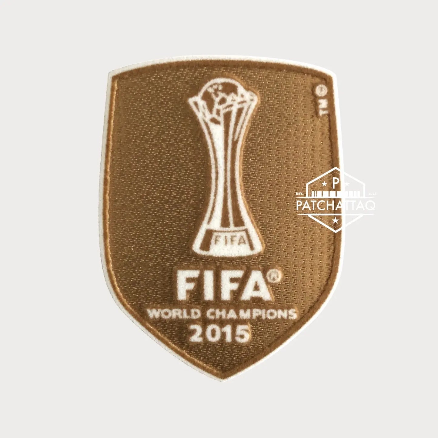 Patch Thermocollant FIFA Club World Cup Champions 2015 FC Barcelone Patchattaq