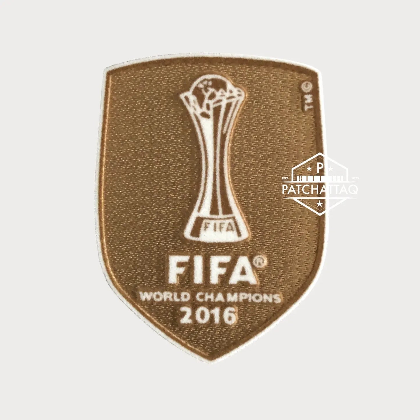 Patch Thermocollant FIFA Club World Cup Champions 2016 Real Madrid Patchattaq