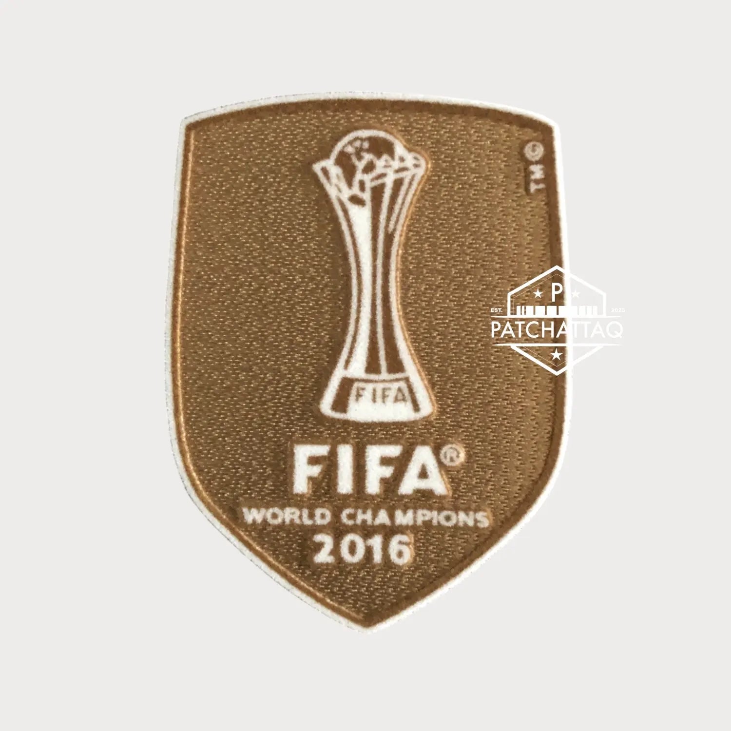 Patch Thermocollant FIFA Club World Cup Champions 2016 Real Madrid Patchattaq