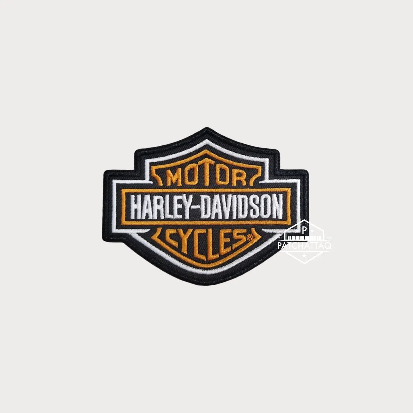 Patch Thermocollant Harley-Davidson M Broderie Précise Haute Qualité Patchattaq