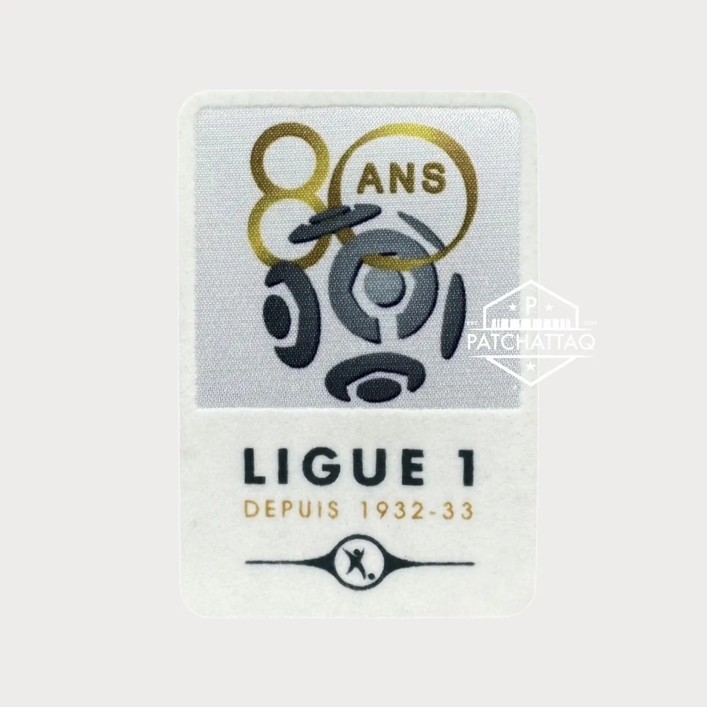Patch Thermocollant Ligue 1 80 ans 2012-2013 Patchattaq