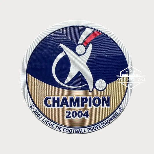 Patch Thermocollant Ligue 1 Champion 2004 OL Olympique Lyonnais Patchattaq