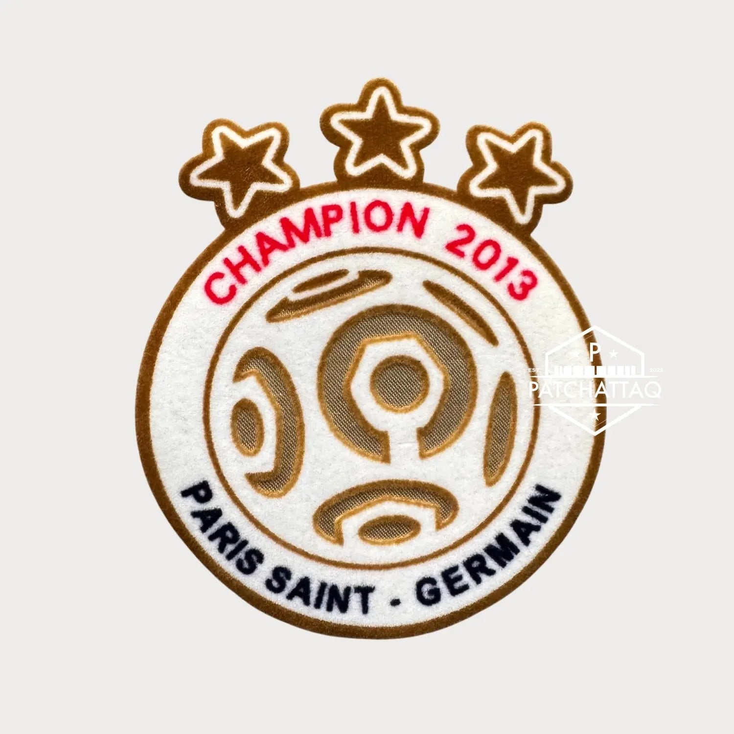 Patch Thermocollant Ligue 1 Champion 2013 PSG Paris Saint-Germain Patchattaq