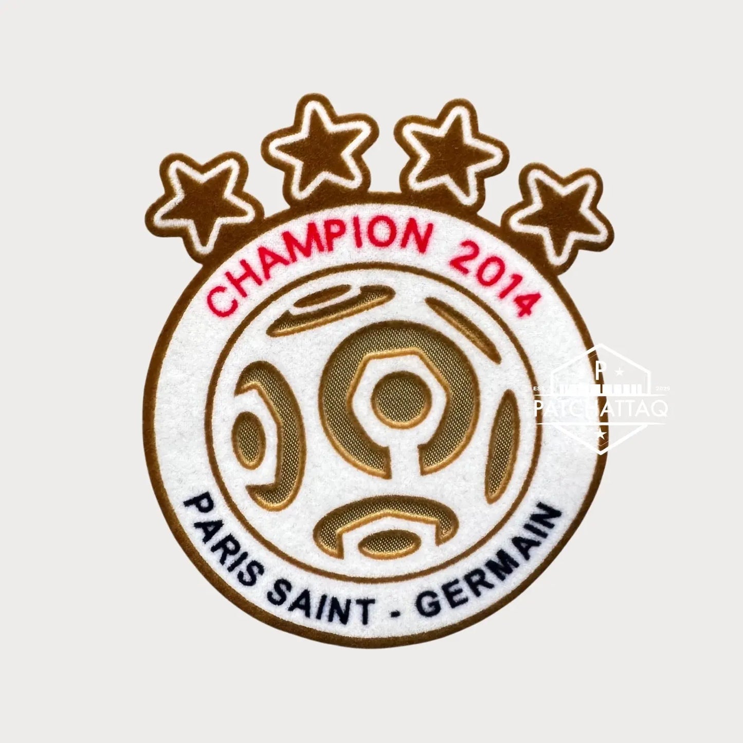 Patch Thermocollant Ligue 1 Champion 2014 PSG Paris Saint-Germain Patchattaq