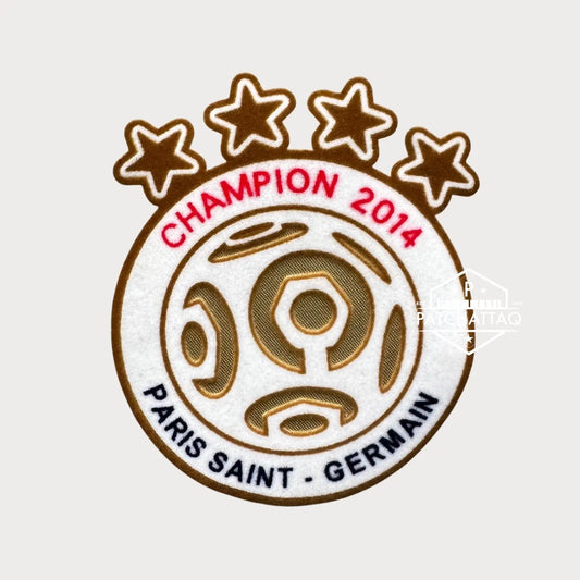 Patch Thermocollant Ligue 1 Champion 2014 PSG Paris Saint-Germain Patchattaq