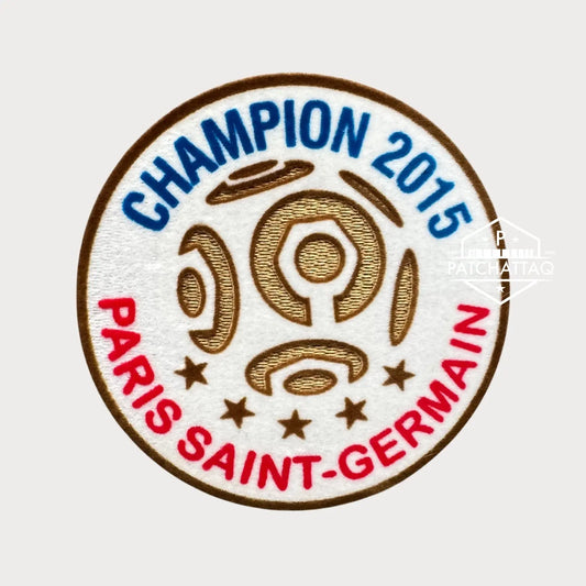 Patch Thermocollant Ligue 1 Champion 2015 PSG Paris Saint-Germain Patchattaq