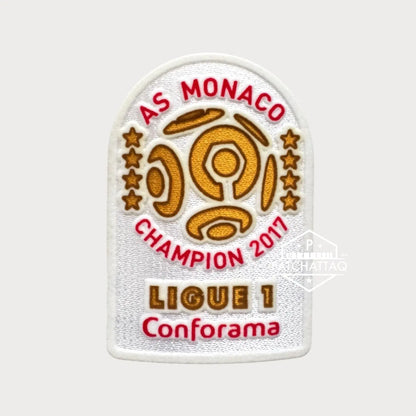 Patch Thermocollant Ligue 1 Champion 2017 AS Monaco Patchattaq