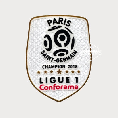 Patch Thermocollant Ligue 1 Champion 2018 PSG Paris Saint-Germain Patchattaq