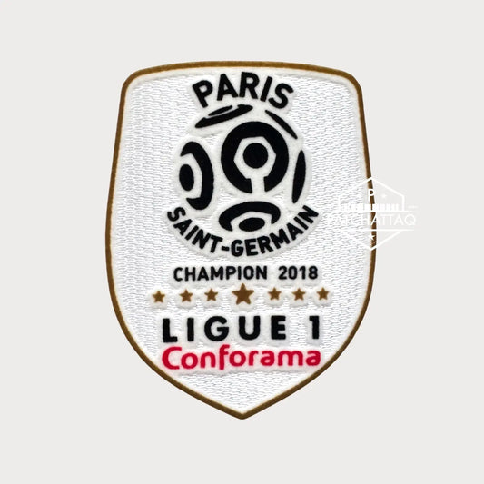 Patch Thermocollant Ligue 1 Champion 2018 PSG Paris Saint-Germain Patchattaq