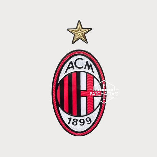 Patch Écusson Logo Thermocollant AC Milan Patchattaq