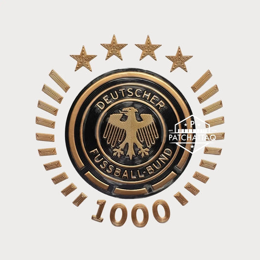 Patch Ecusson Logo Thermocollant Allemagne 2023 1000e Match Patchattaq
