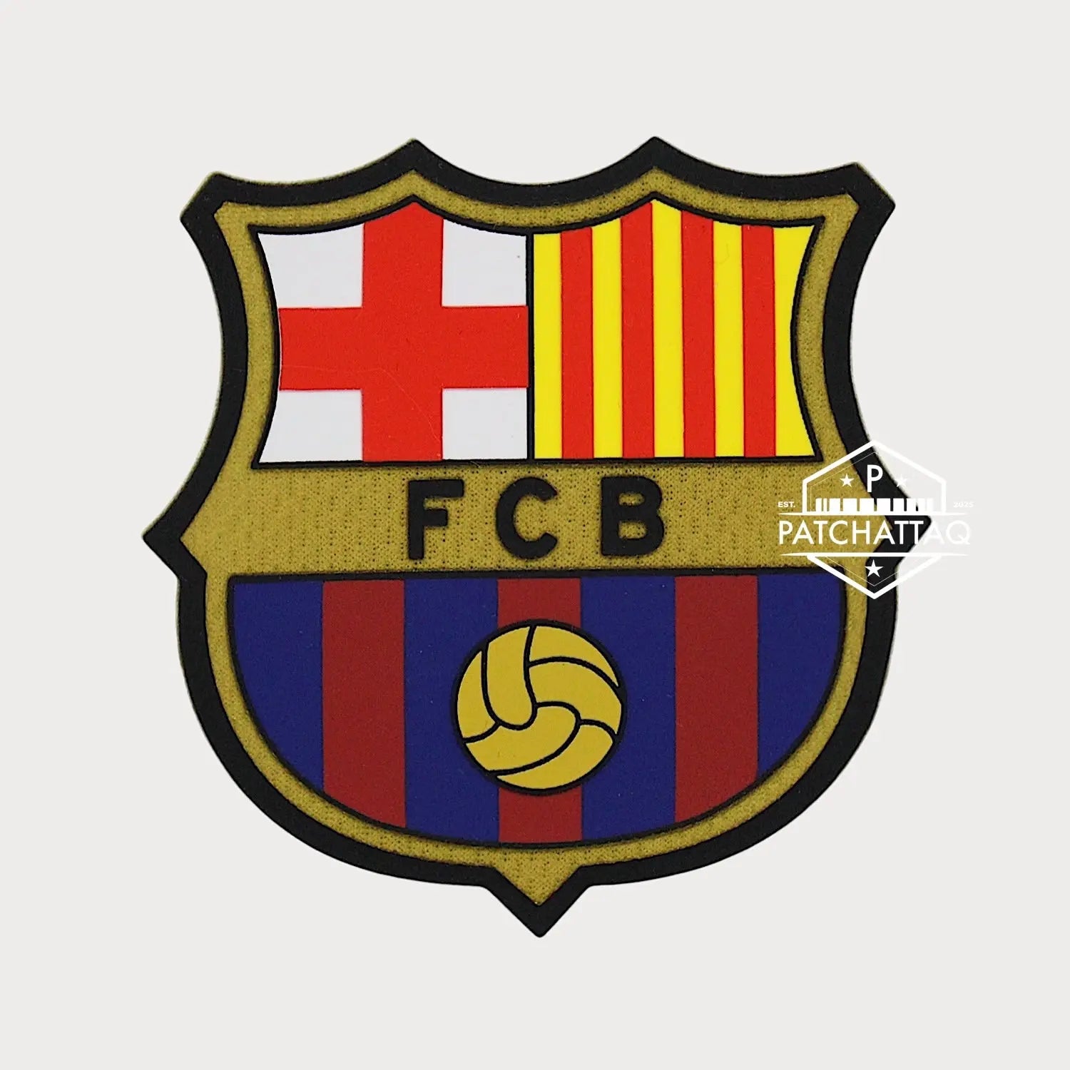 Patch Écusson Logo Thermocollant FC Barcelone Home Patchattaq