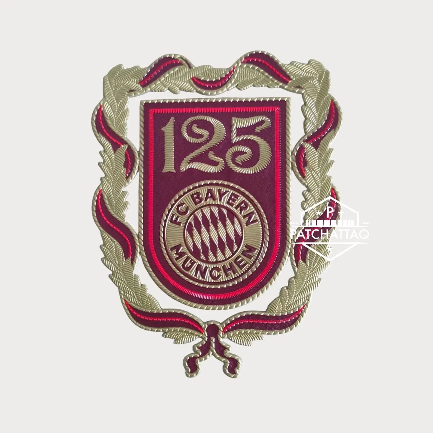 Patch Écusson Logo Thermocollant Bayern Munich Special 125e Anniversaire Patchattaq