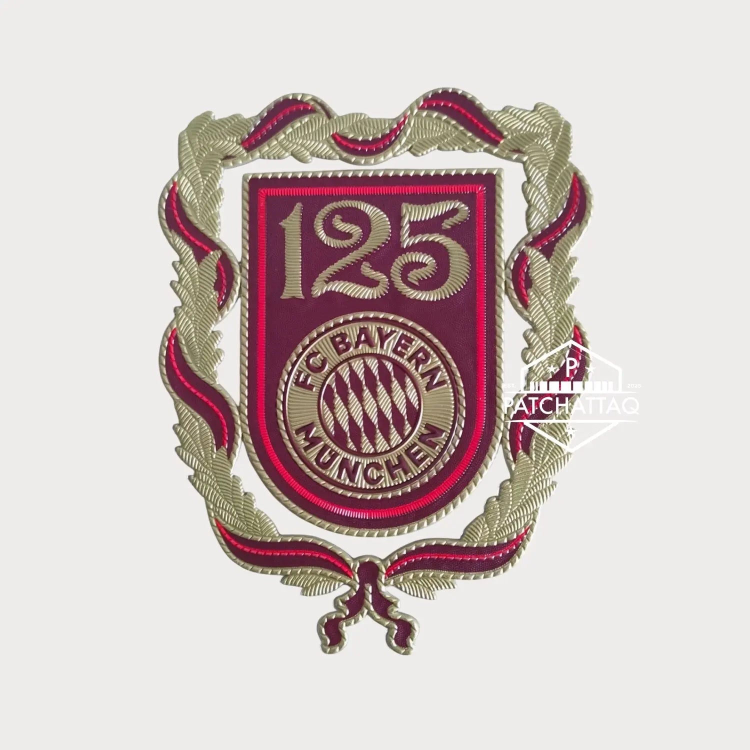 Patch Écusson Logo Thermocollant Bayern Munich Special 125e Anniversaire Patchattaq