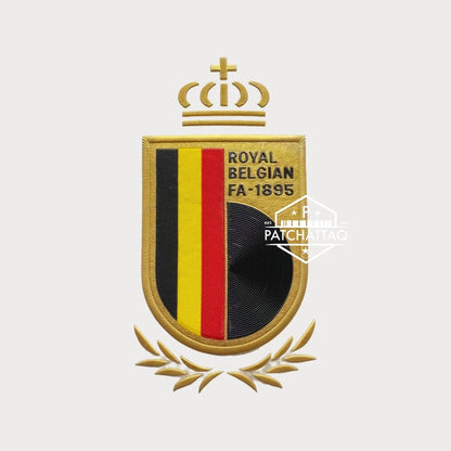 Patch Écusson Logo Thermocollant Belgique 2019-2026 Patchattaq