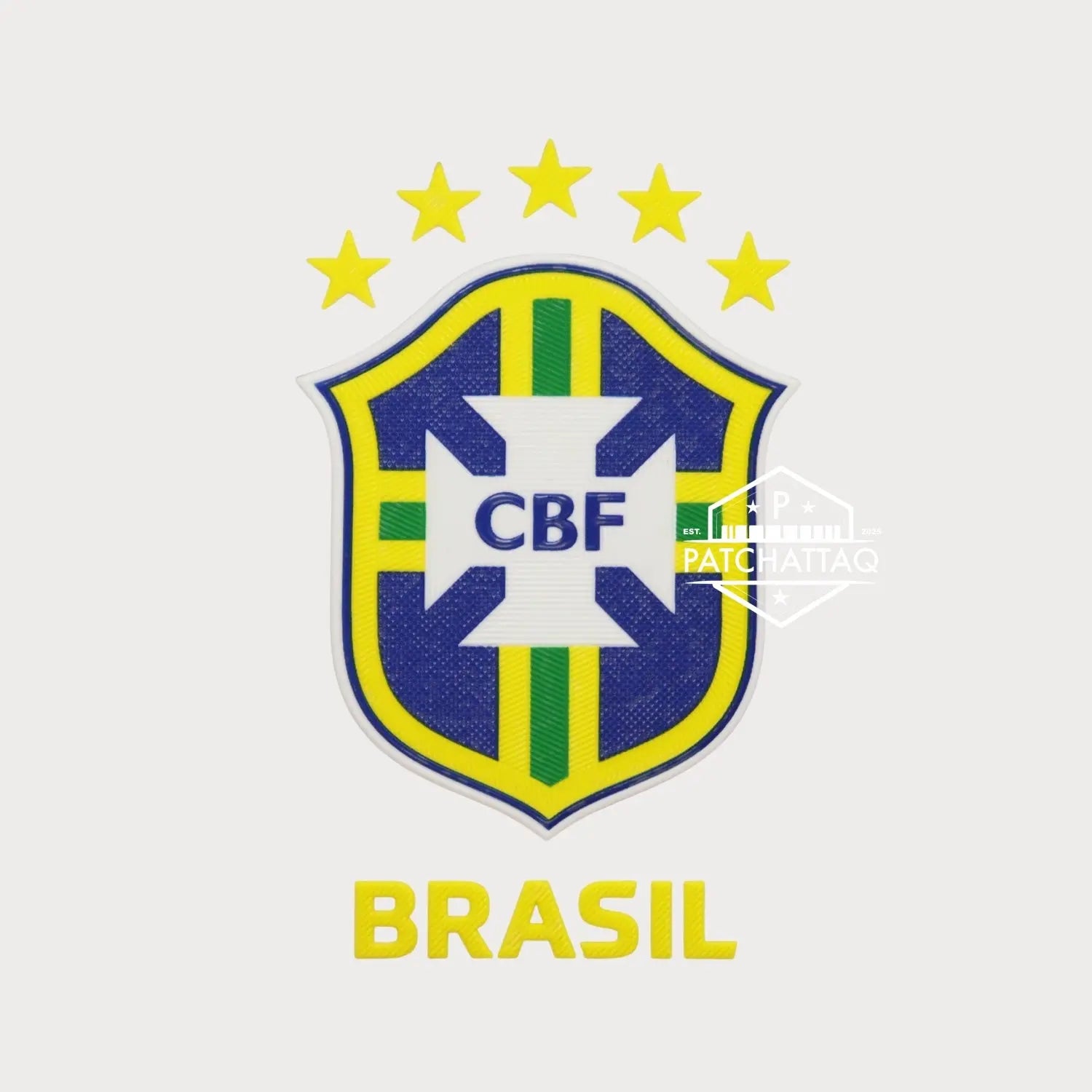 Patch Écusson Logo Thermocollant Brésil Away Patchattaq