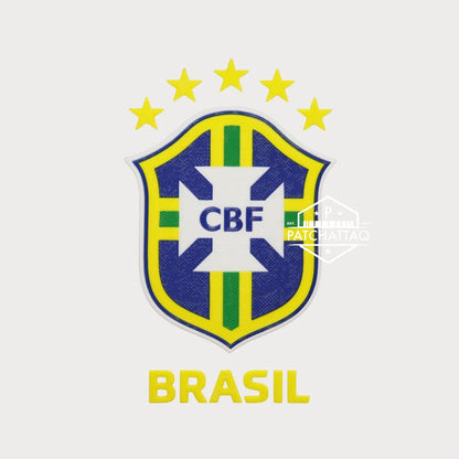 Patch Écusson Logo Thermocollant Brésil Away Patchattaq