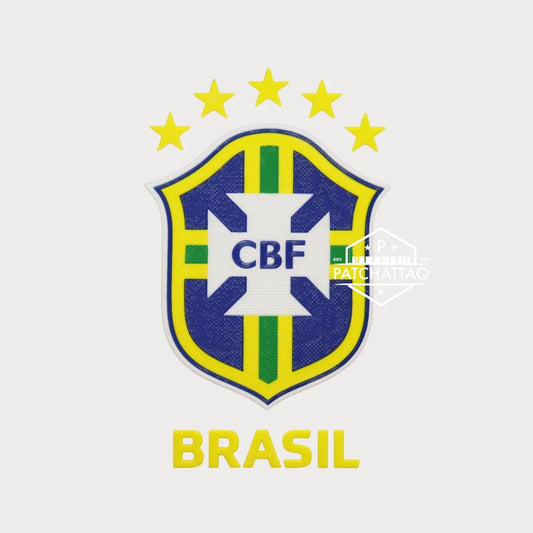 Patch Écusson Logo Thermocollant Brésil Away Patchattaq