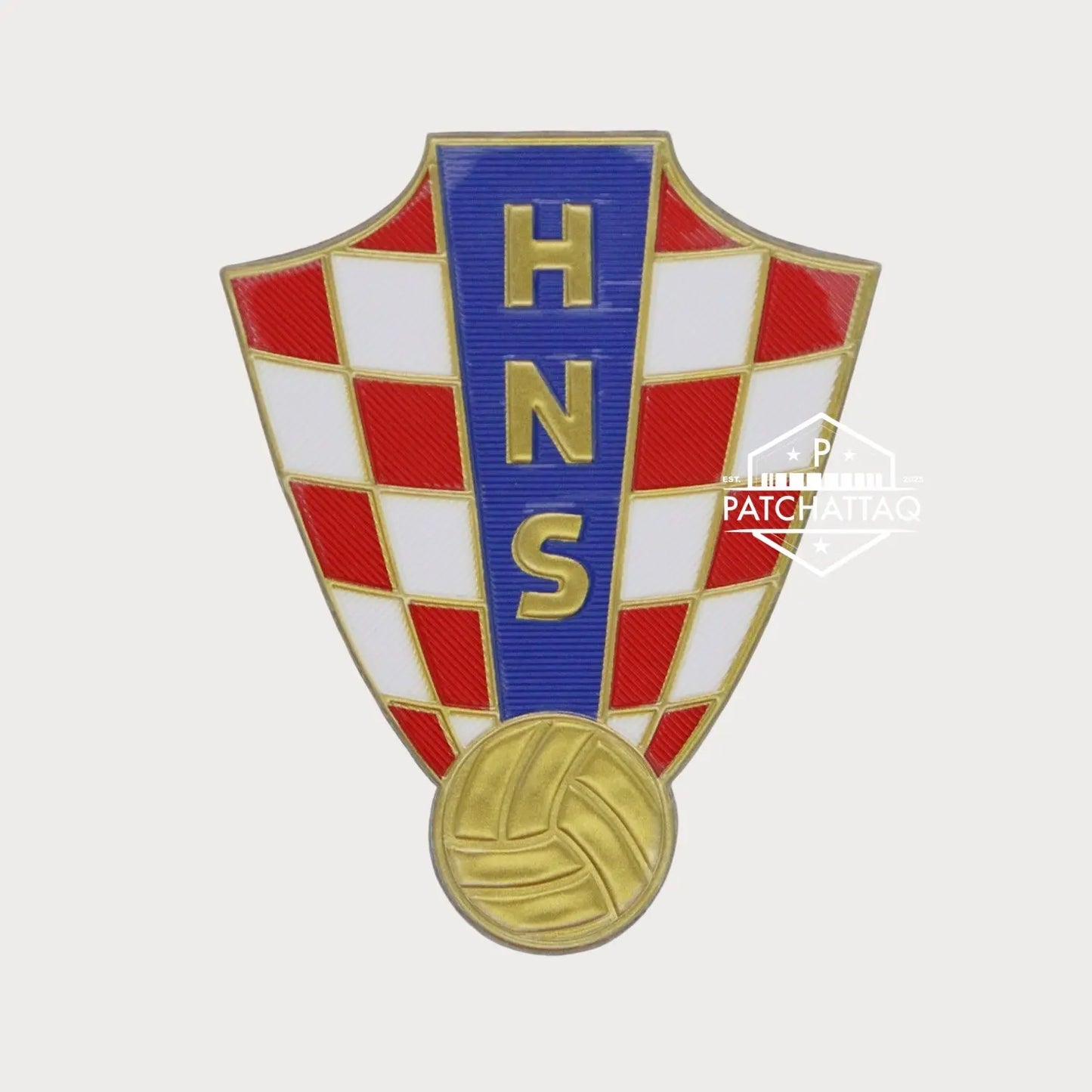 Patch Ecusson Logo Thermocollant Croatie 2014-2026 Patchattaq