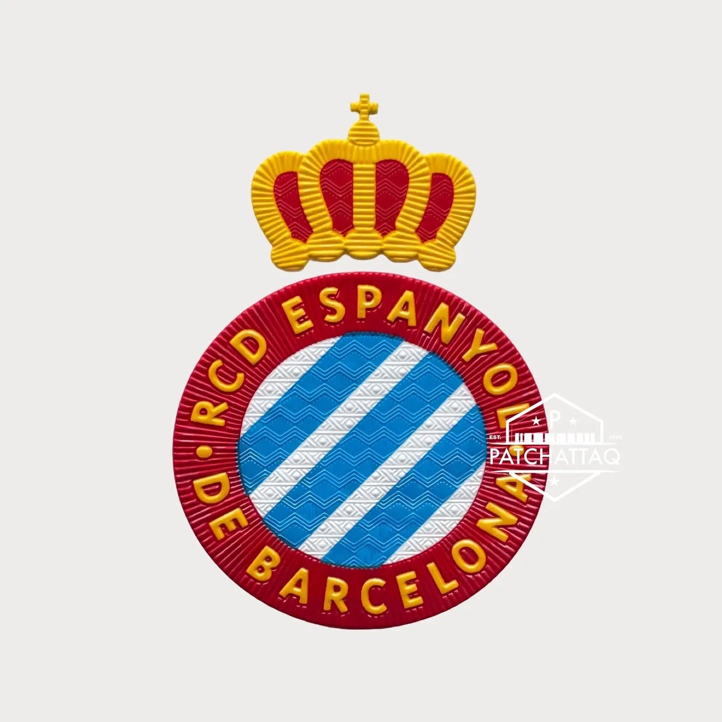 Patch Ecusson Logo Thermocollant RCD Espanyol de Barcelona Patchattaq