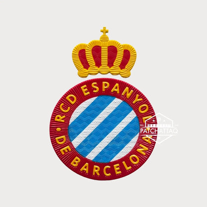 Patch Ecusson Logo Thermocollant RCD Espanyol de Barcelona Patchattaq