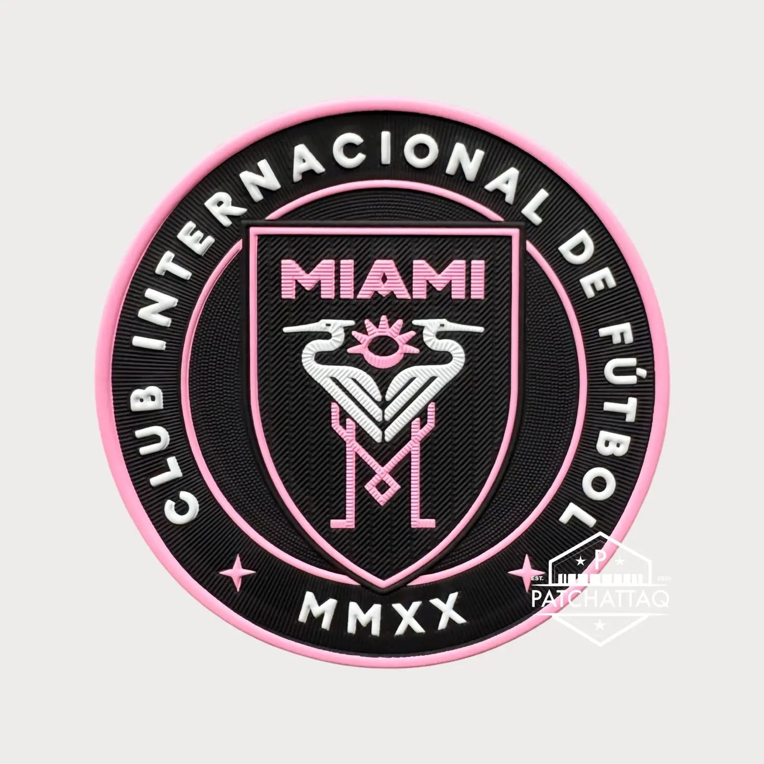 Patch Ecusson Logo Thermocollant Inter Miami Home 2020-2026 Patchattaq