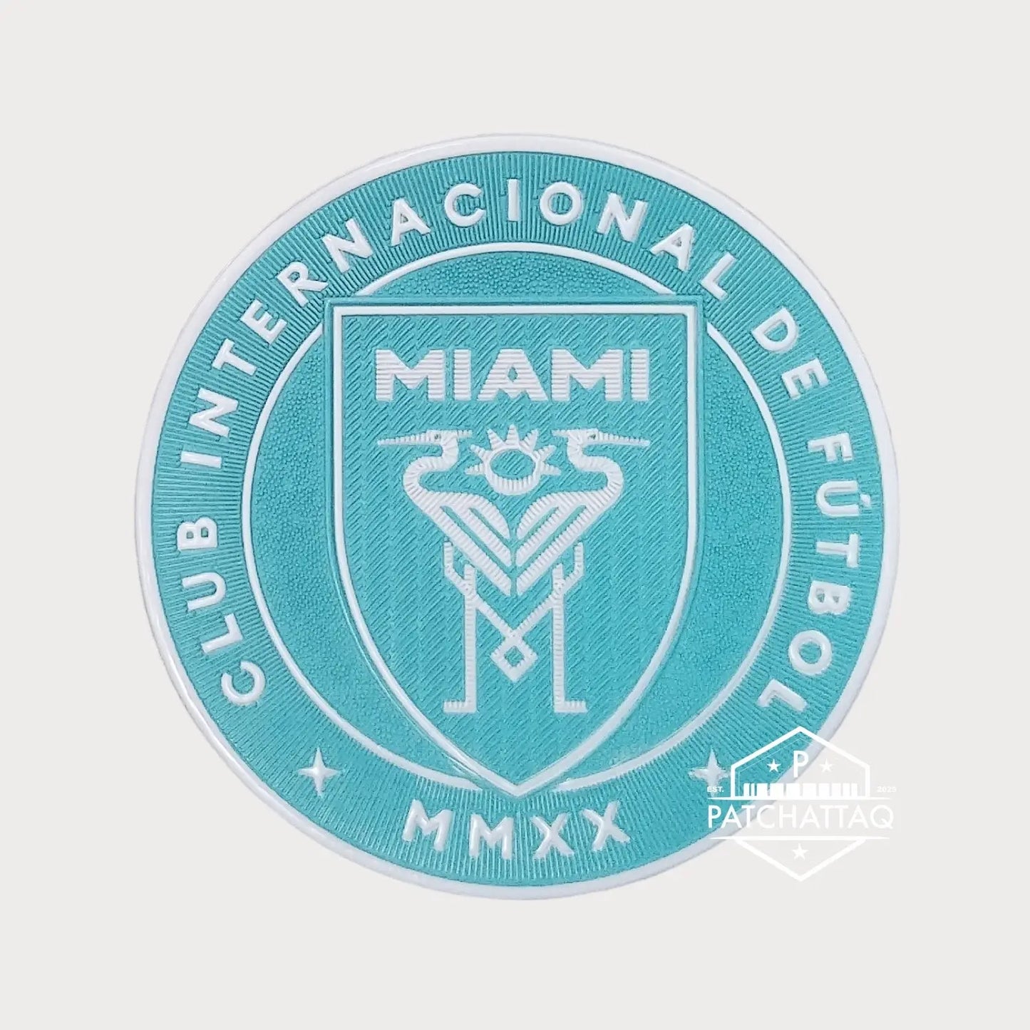 Patch Ecusson Logo Thermocollant Inter Miami Third 2024 Patchattaq