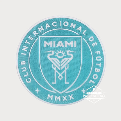Patch Ecusson Logo Thermocollant Inter Miami Third 2024 Patchattaq