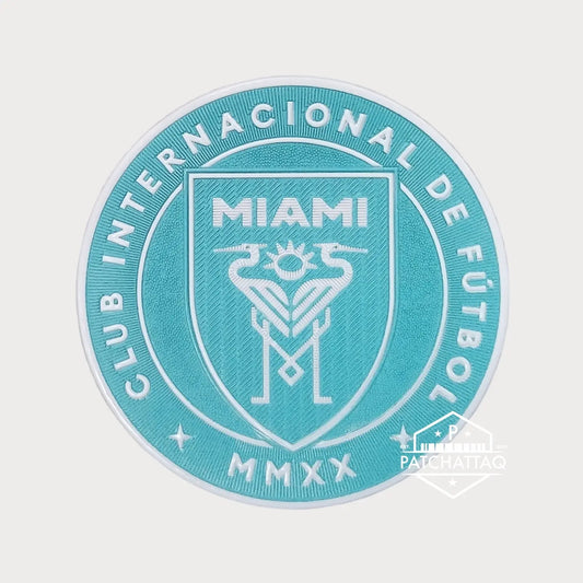 Patch Ecusson Logo Thermocollant Inter Miami Third 2024 Patchattaq