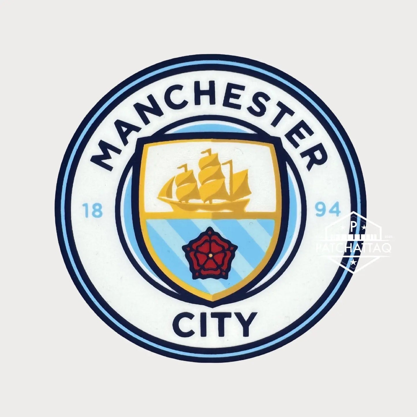 Patch Ecusson Logo Thermocollant Manchester City 2016-2026 Patchattaq