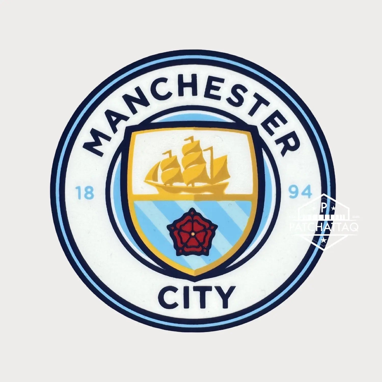 Patch Ecusson Logo Thermocollant Manchester City 2016-2026 Patchattaq
