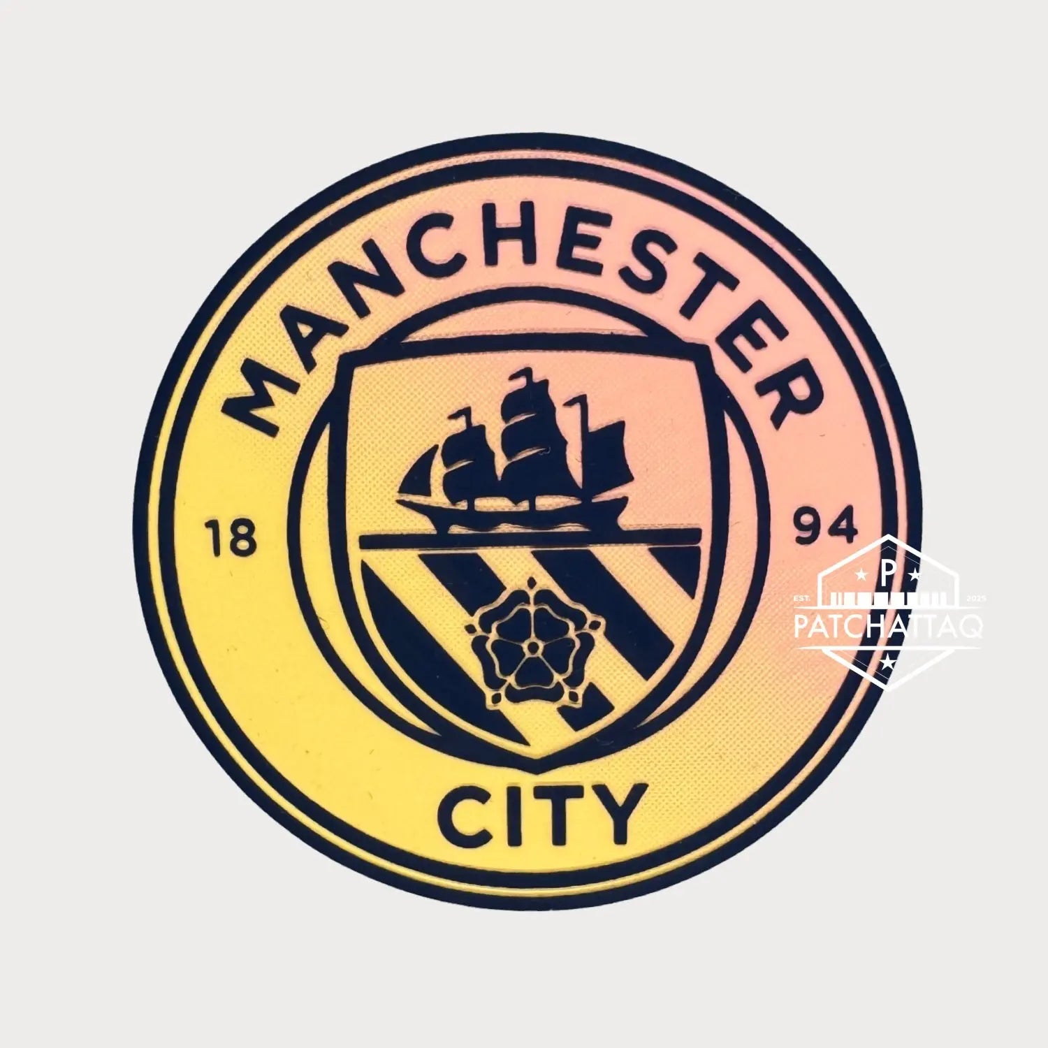 Patch Ecusson Logo Thermocollant Manchester City 4th 2024-2025 Patchattaq