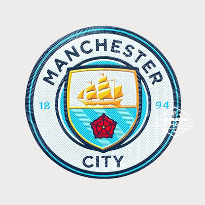 Patch Ecusson Logo TPU Thermocollant Manchester City 2016-2026 Patchattaq
