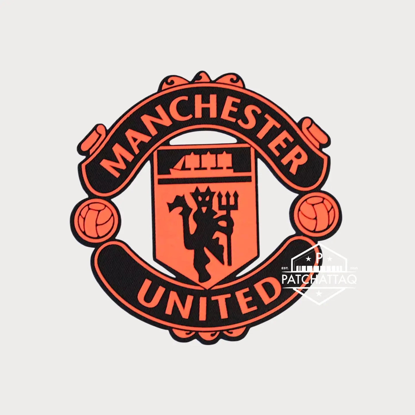 Patch Ecusson Logo Thermocollant Manchester United 3rd 2019-2020 Patchattaq