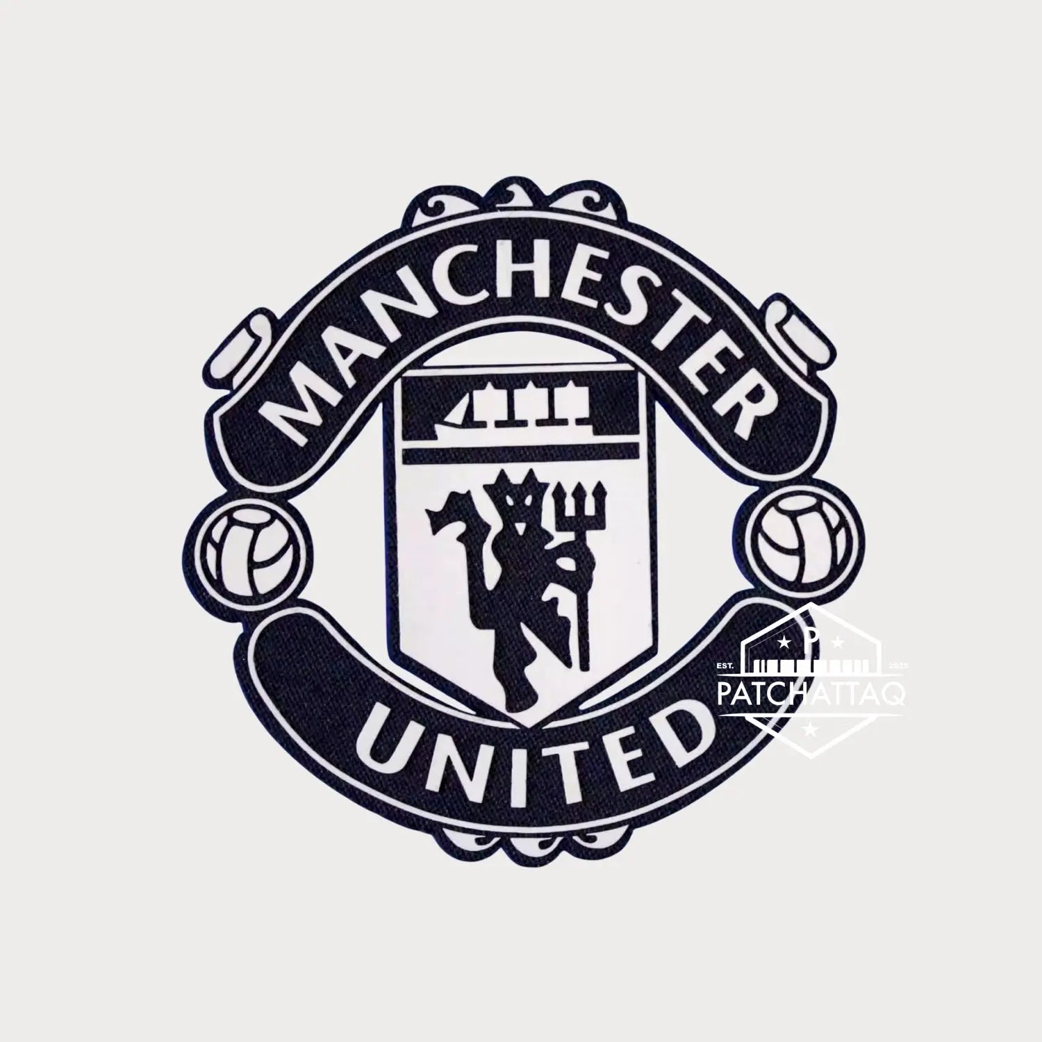 Patch Ecusson Logo Thermocollant Manchester United Away 2020-2021 Patchattaq