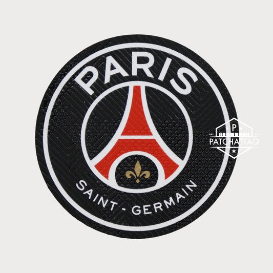 Patch Ecusson Logo Thermocollant PSG Paris Saint-Germain Noir/Rouge Patchattaq
