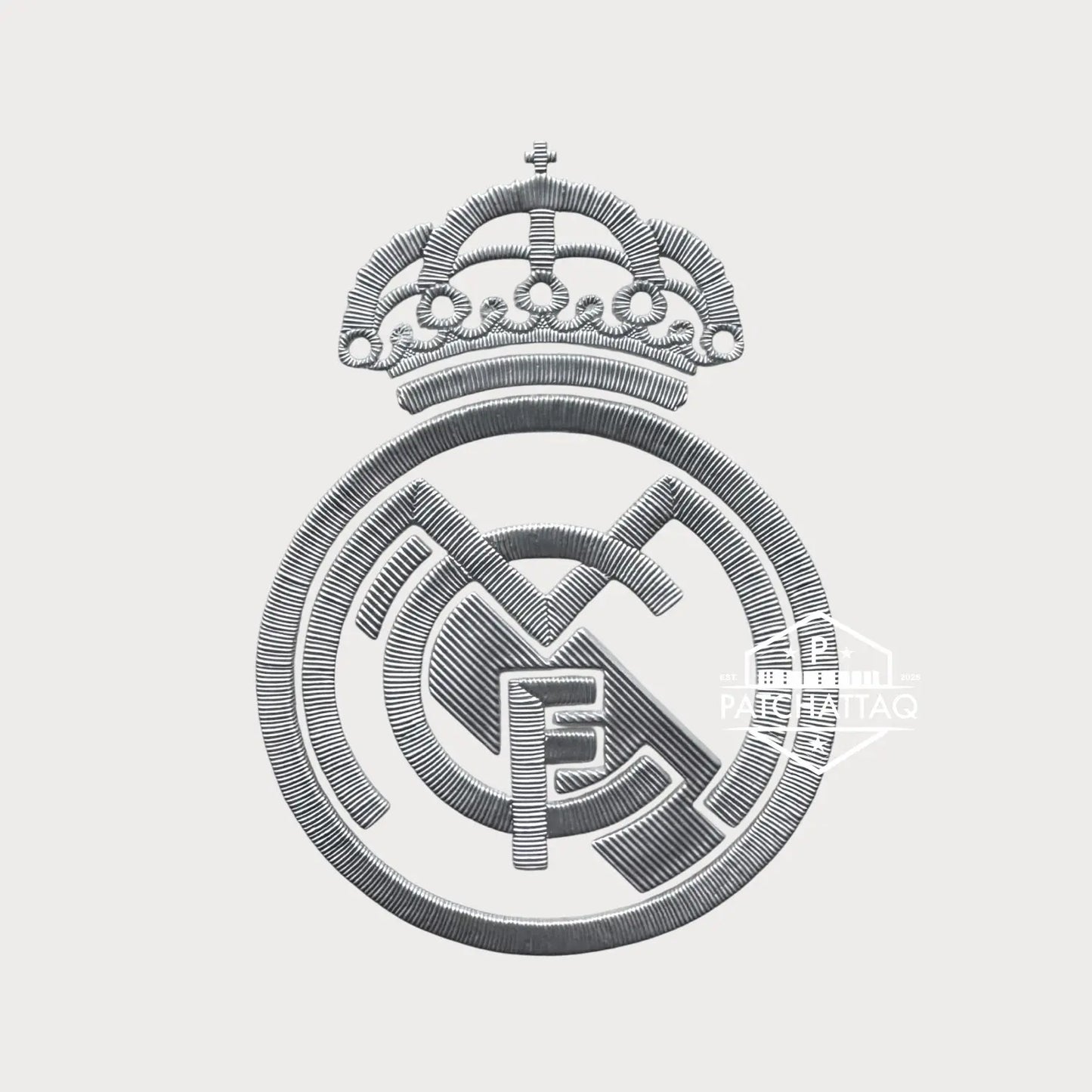 Patch Ecusson Logo Thermocollant Real Madrid Away 2025-2026 Patchattaq