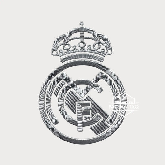 Patch Ecusson Logo Thermocollant Real Madrid Away 2025-2026 Patchattaq