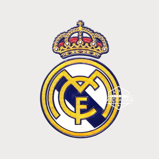 Patch Ecusson Logo Thermocollant Real Madrid Home 2025-2026 Patchattaq