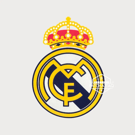 Patch Ecusson Logo Thermocollant Real Madrid Patchattaq
