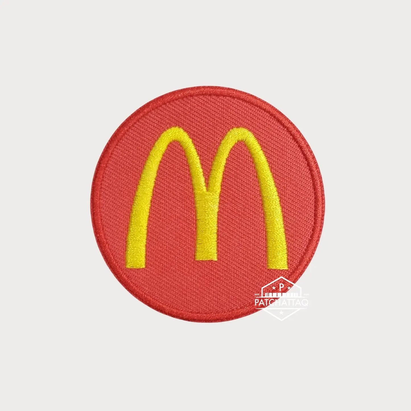 Patch Thermocollant McDonald's Tissage Précis Haute Qualité Patchattaq