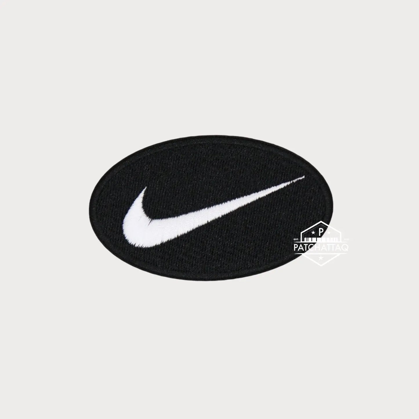 Patch Thermocollant Nike Swoosh Ovale Broderie Précise Haute Qualité Patchattaq