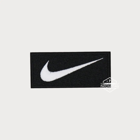 Patch Thermocollant Nike Swoosh Rectangle Brodé Haute Qualité Patchattaq